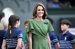 Katrín prinsessa í glæsilegum kjól á Wimbledon