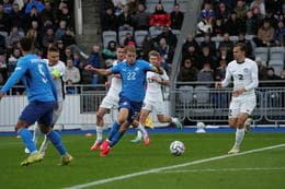 Andri Lucas skorar fyrir Ísland