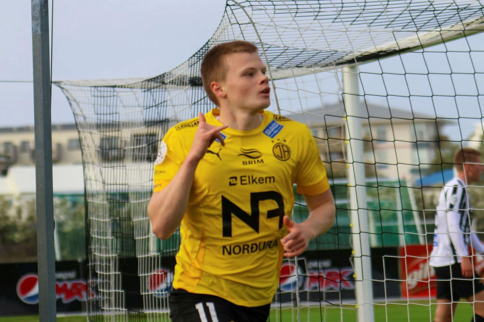 Hinrik skoraði mark í Noregi