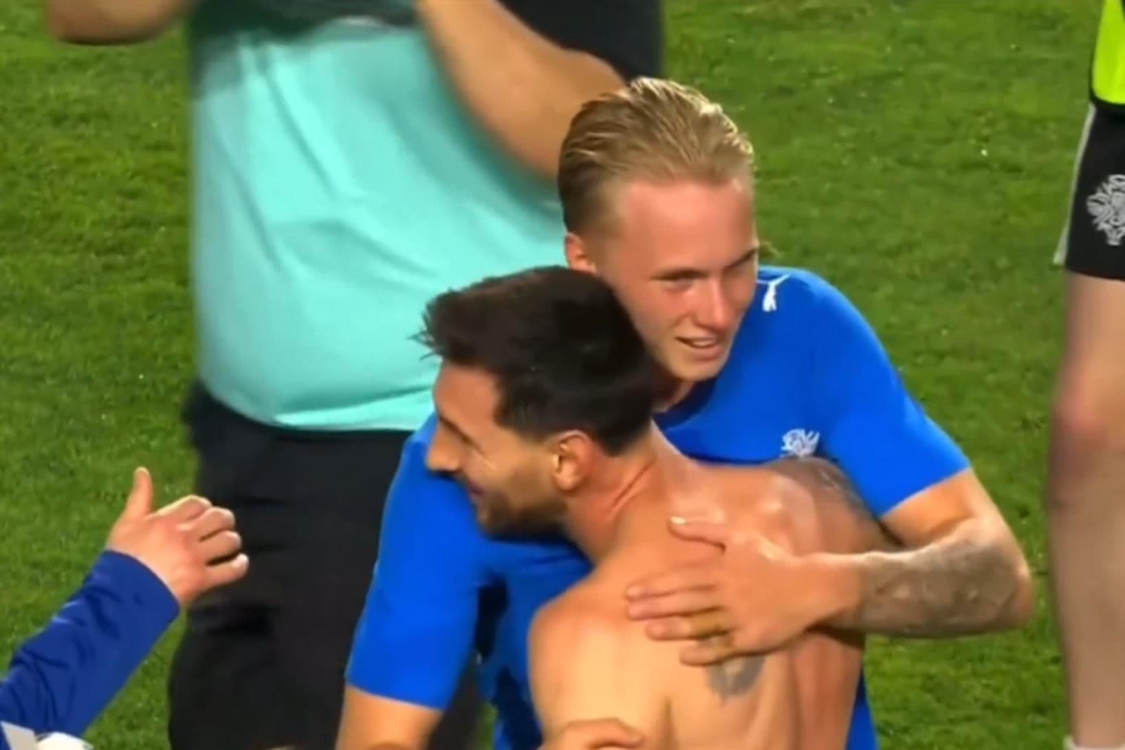 Daníel og Messi hittust eftir leik