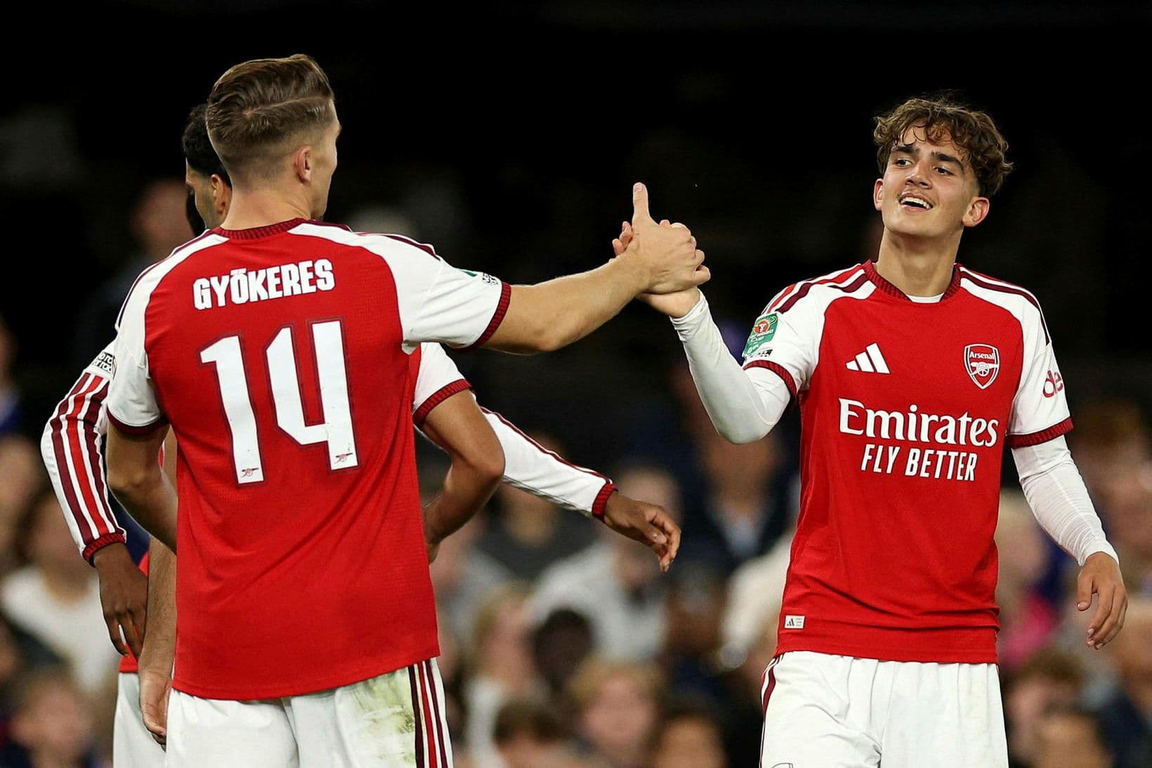 Max Dowman skorar fyrir Arsenal