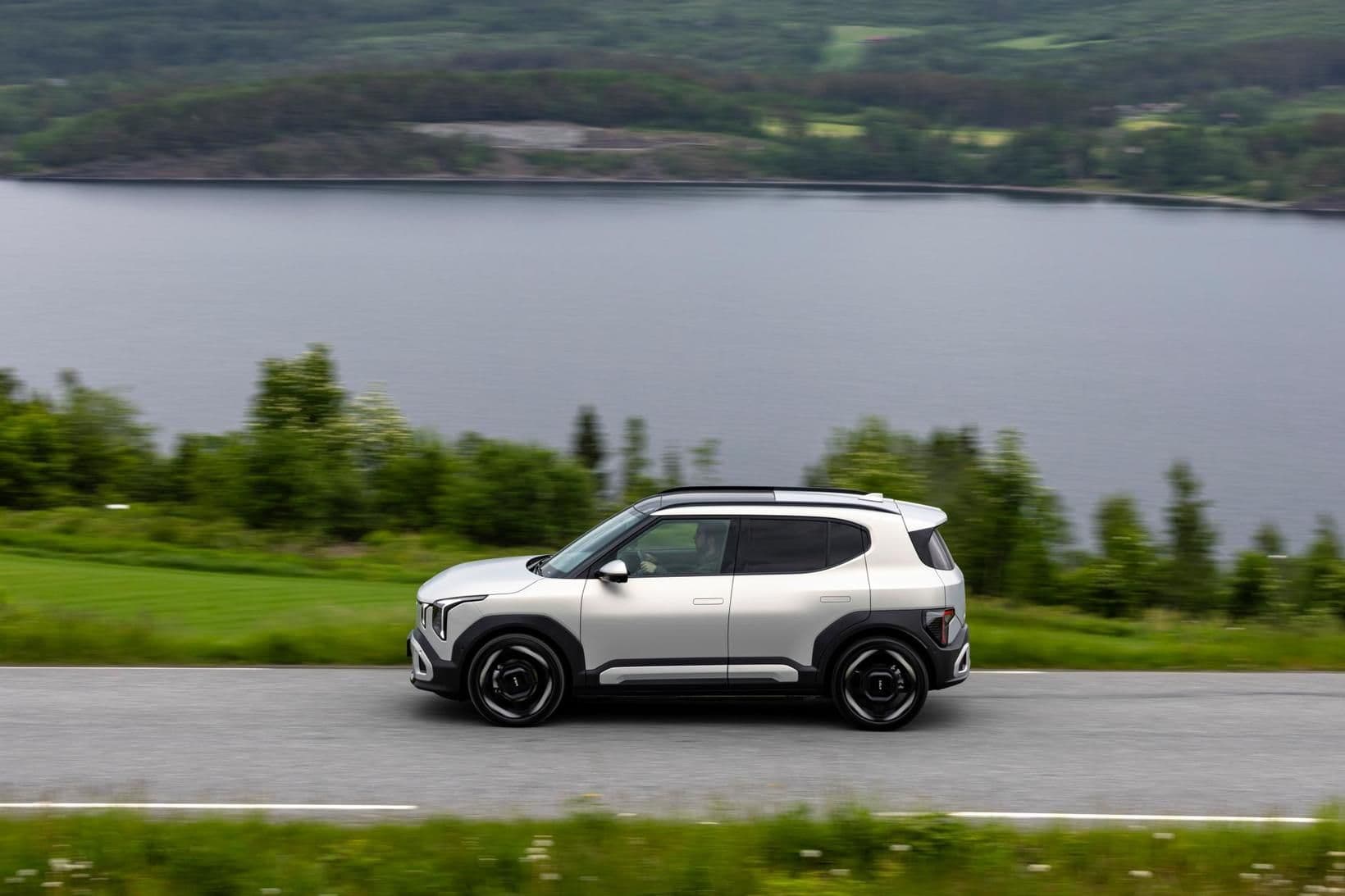 Kia EV2 rafbíllinn stendur sig vel í prófi
