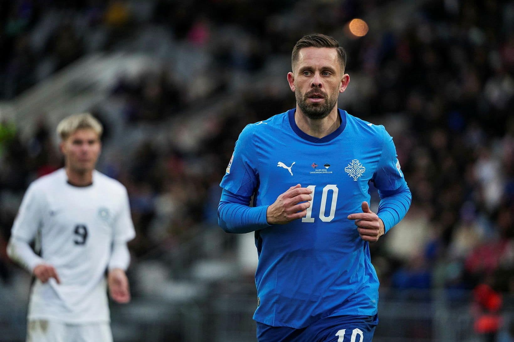 Gylfi Þór með landsliðinu til Eistlands