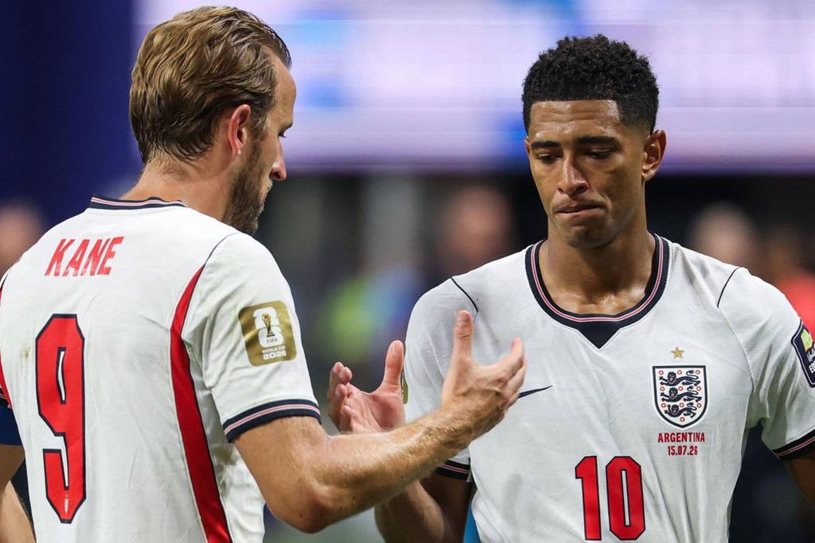 England tapaði fyrir Argentínu í fótbolta