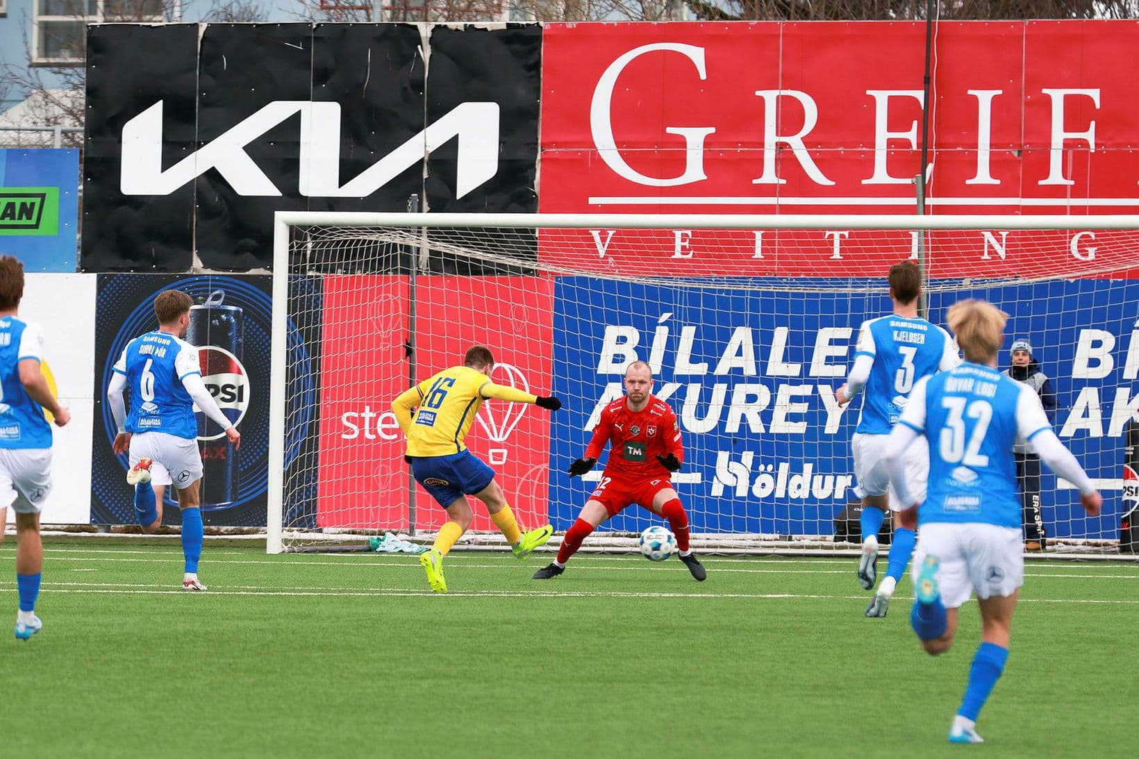 Stjarnan og KA mætast í fótboltaleik