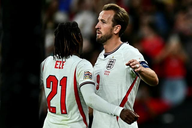 Harry Kane skorar fyrir England
