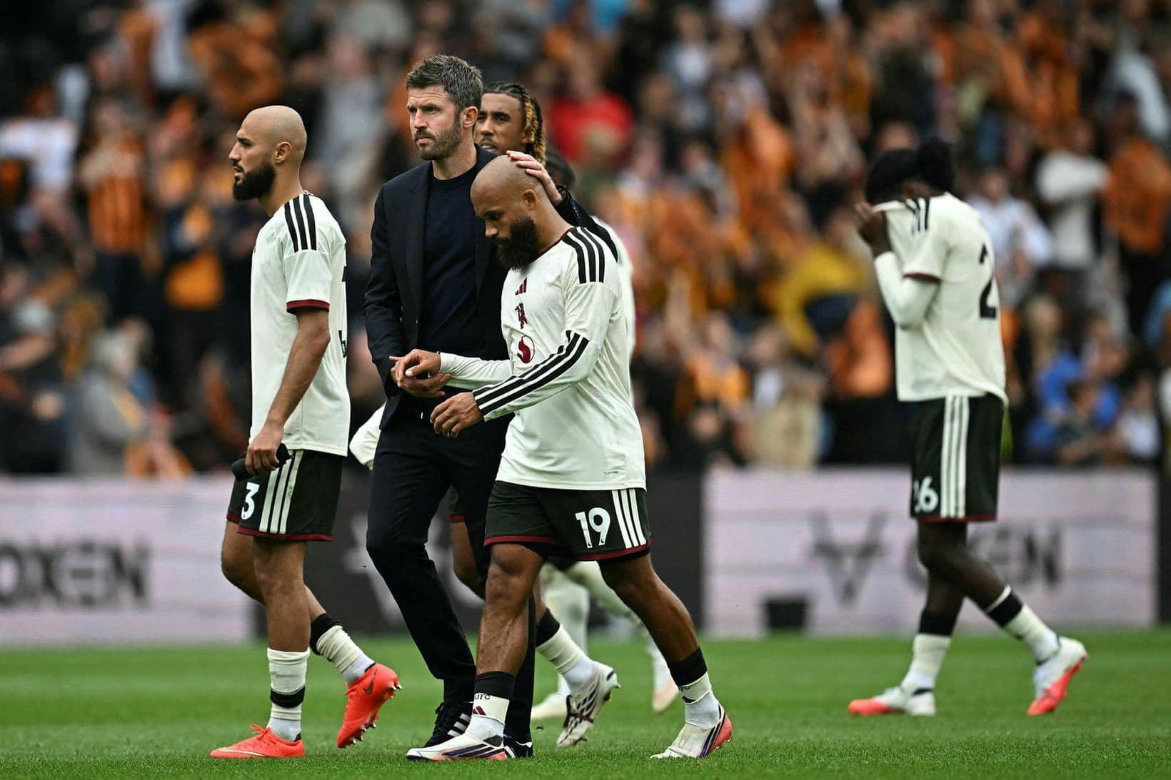 Manchester United gleymdi merki á treyjum