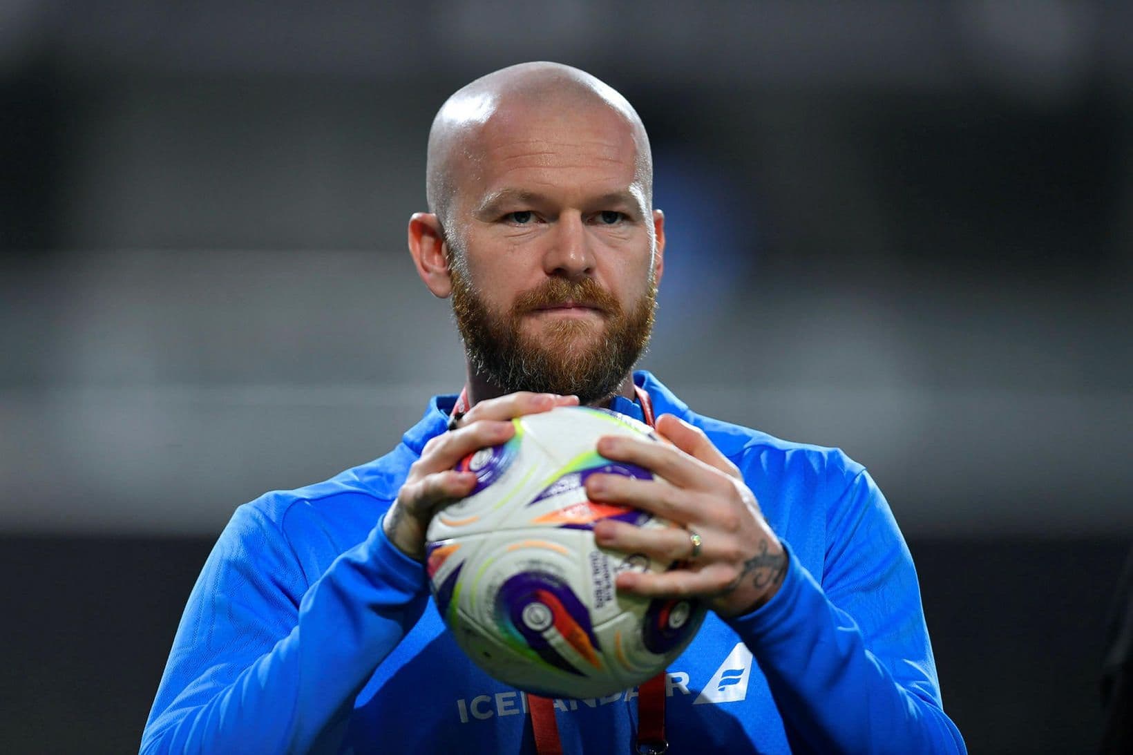 Aron Einar skorar í Katar