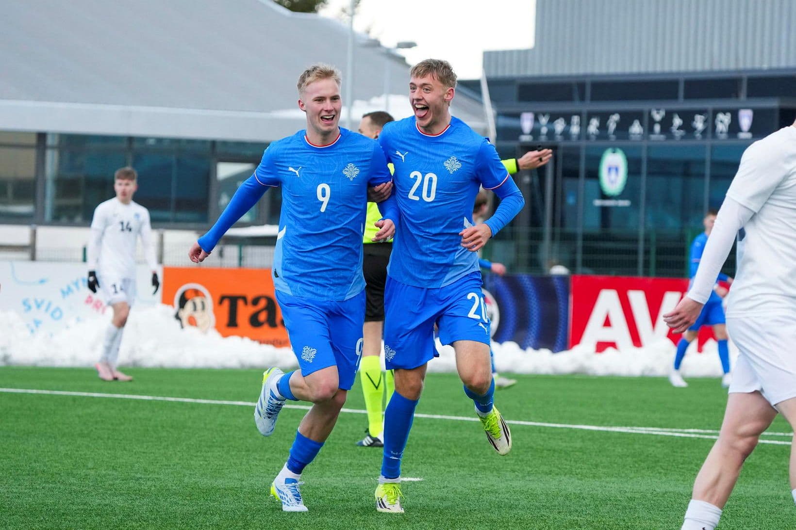 Spennandi fótboltaleikur hjá U21 landsliðinu