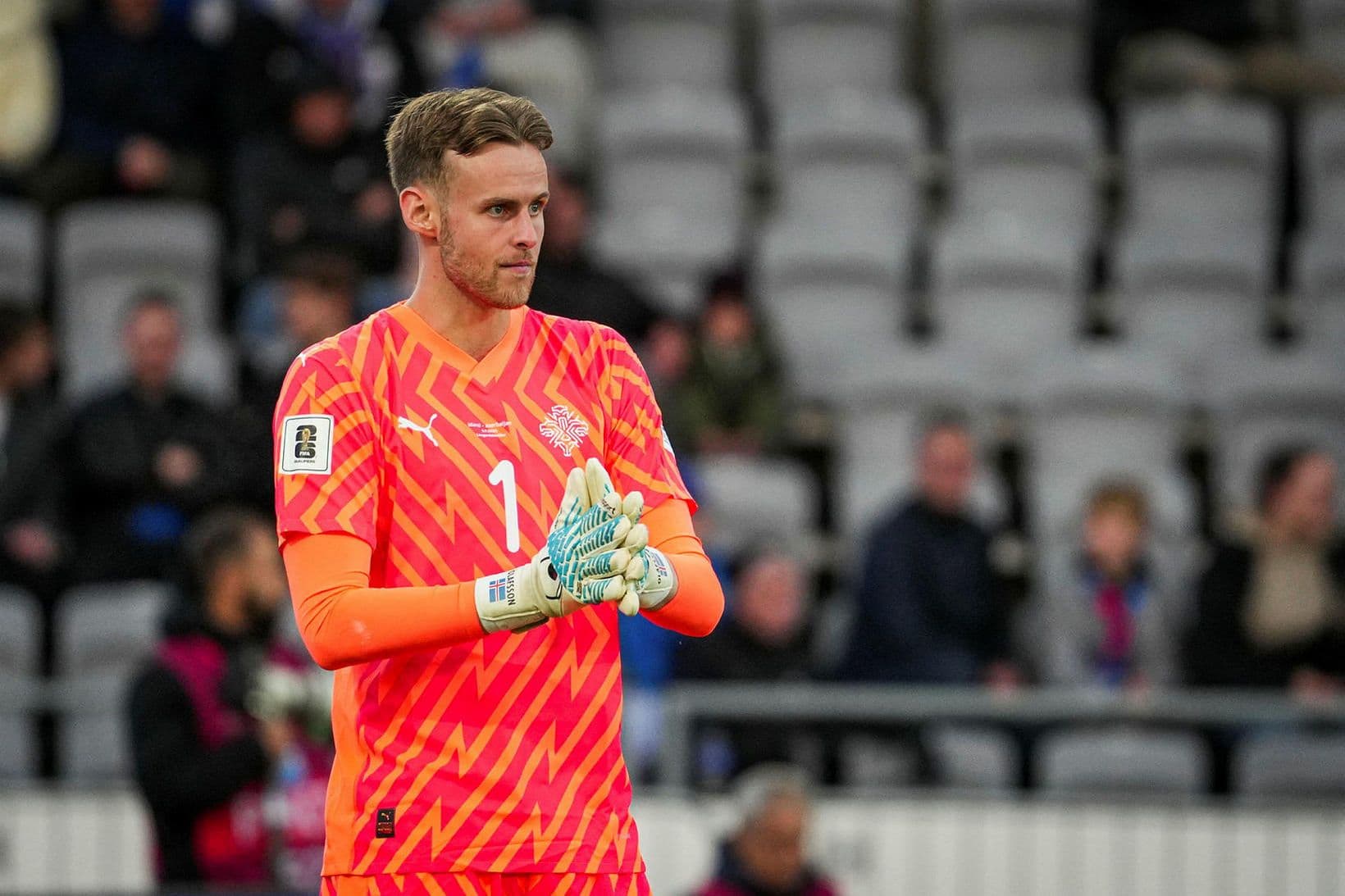 Elías Rafn hjálpar Midtjylland að vinna
