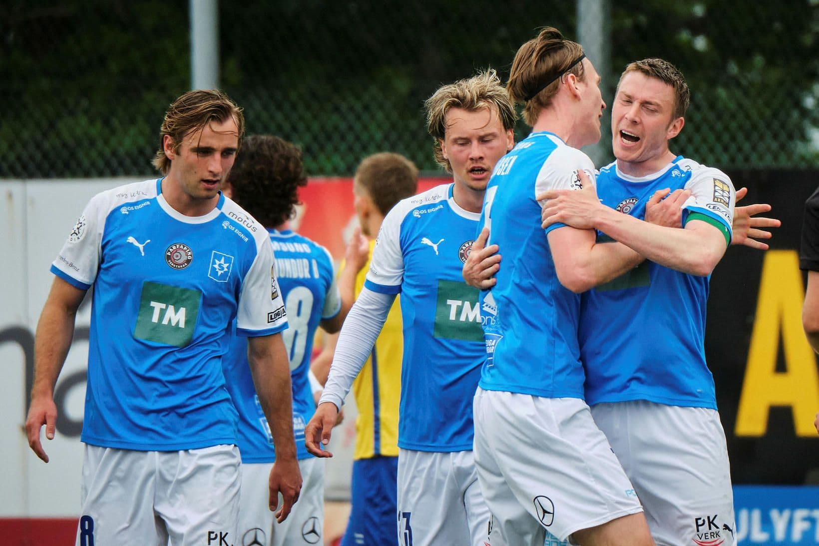 Stjarnan og Víkingur spila fótbolta