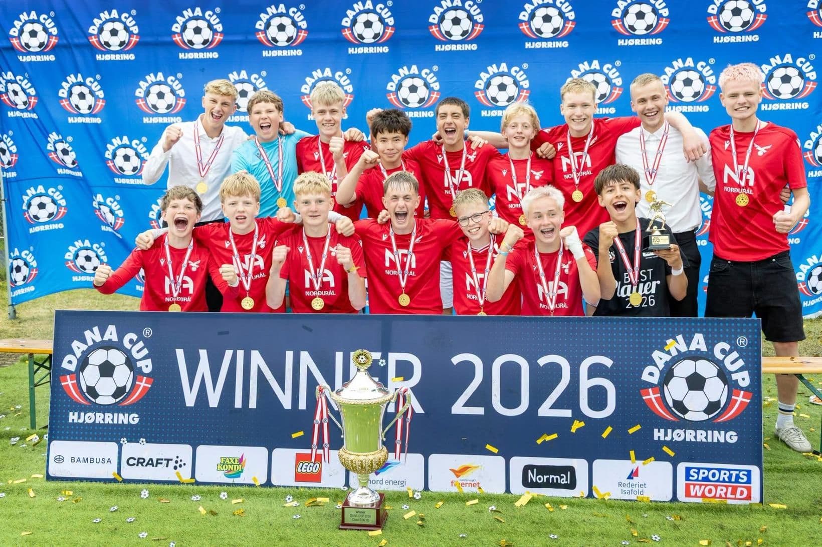 Valsstrákar vinna Dana Cup