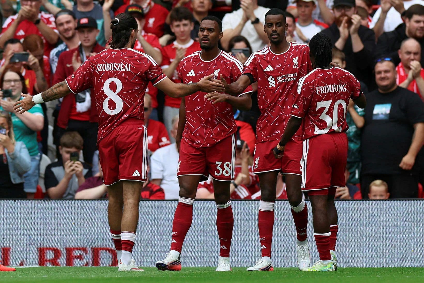Spennandi æfingaleikur á Anfield