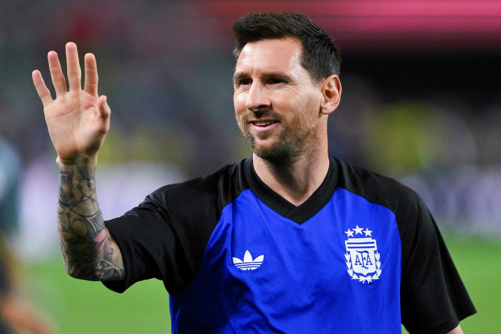 Lionel Messi skorar mikið en hleypur minna